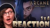 ARCANE 1×4 Reaction! League of Legends | Netflix