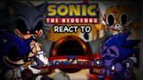 Sonic Characters react to Friday Night Funkin vs SONIC.EXE 2.5/3.0 || FULL WEEK